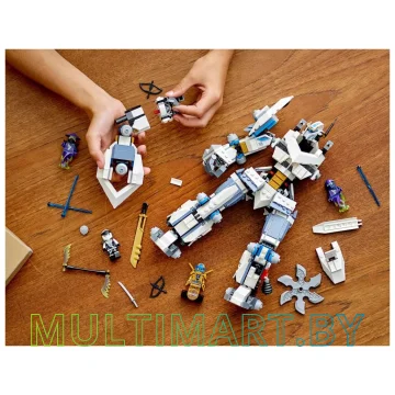Конструктор LEGO Ninjago 71738 Битва с роботом Зейна картинка 15